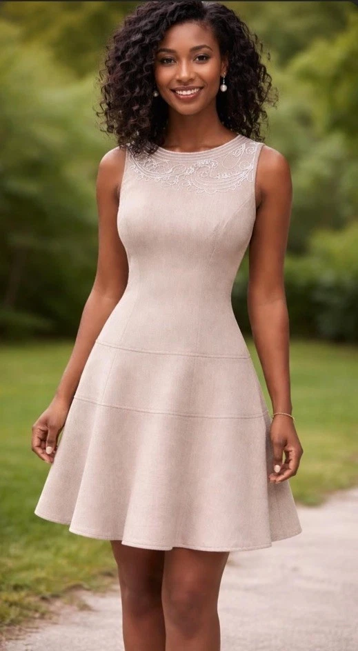 anne klein formal dresses One Shoulder Sheath Dress with Ruffle