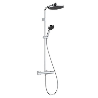Hansgrohe Activera S Showerpipe EcoSmart Mischbatterie Brause 240 1x Strahl chrom 28078000