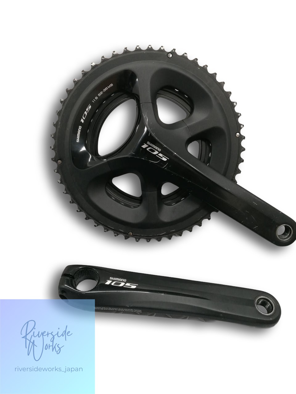 SHIMANO FC-5800 Crankset Road Bike Component Used
