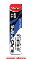 12 Maped Druckbleistift-Mine BLACKPEPS, 0,5 m...