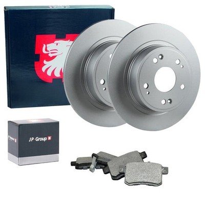 JP BREMSSCHEIBEN 282mm + BELÄGE HINTEN passend für HONDA ACCORD 8 CU CW