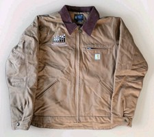 Carhartt Detroit Jacket Duck Blanket Lined Brown Mens Size XL Relaxed Fit NWOT