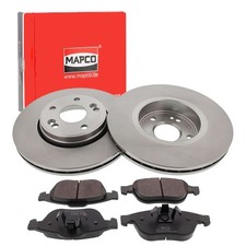 MAPCO BREMSSCHEIBEN 280mm + BELÄGE VORNE passend für RENAULT LAGUNA | 47165