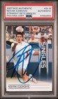 NOVAK DJOKOVIC SIGNED 2007 ACE AUTHENTIC SINGLES RC CARD AUTO ROOKIE PSA/DNA