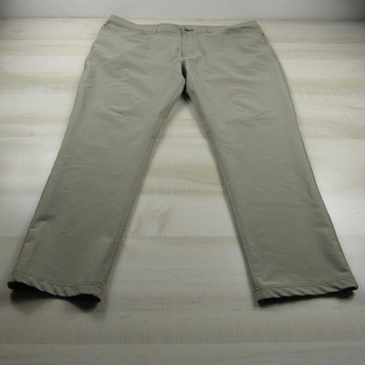 Public Rec Pants Mens 42x30 (*Inseam 28) Brown Tech Performance Poly Stretch