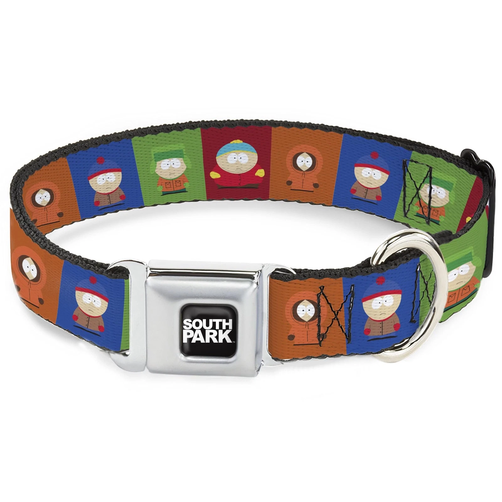 Comedy Central Pet Collar, Dog Collar Metal Seatbelt Buckle, South P (US IMPORT)