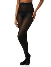 Charnos Women's 40 Denier Tights Opaque Matte Black 2 Pairs UK S-M