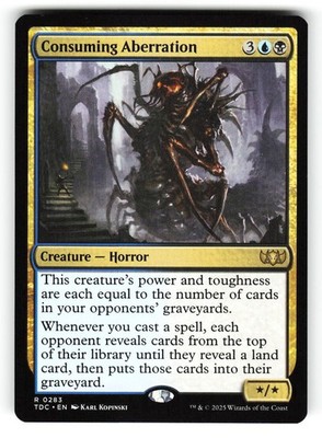 Consuming Aberration #283 (NM) (R) (TDC) Magic MTG