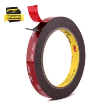 Double Sided Tape Heavy Duty Mounting Tape 1/2" X 18Ft Made of 3M VHB 5925 Stron