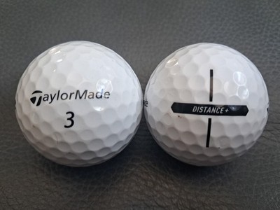 TaylorMade Distance+ WHITE Golf Balls 5A/4A mint used golf balls 24( 2 dozen)