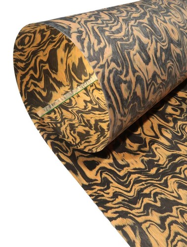 Placage Bois Maser Nero SaRaiFo 250x63cm ✦ Ronce Véritable ✦ épaisseur 0,45mm