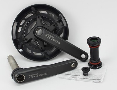 Shimano CUES FC-U6000 2 Piece 46-30 Zähne Kurbel LINKGLIDE 9/10/11 fach für BSA