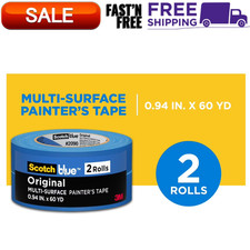 Original Multi-Surface Painters Tape, Blue, 0.94 inches x 60 yards, 2 Rolls