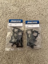 2 ASC91855 Rear Suspension Arm Hard 75mm Black: RC10B6.2 - NEW