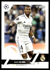 David Alaba 2022-23 Topps UEFA Club Competitions 1st Edition #82 Real Madrid CF