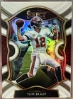 2020 Panini Select - Concourse Tom Brady #1 White Prizm /35