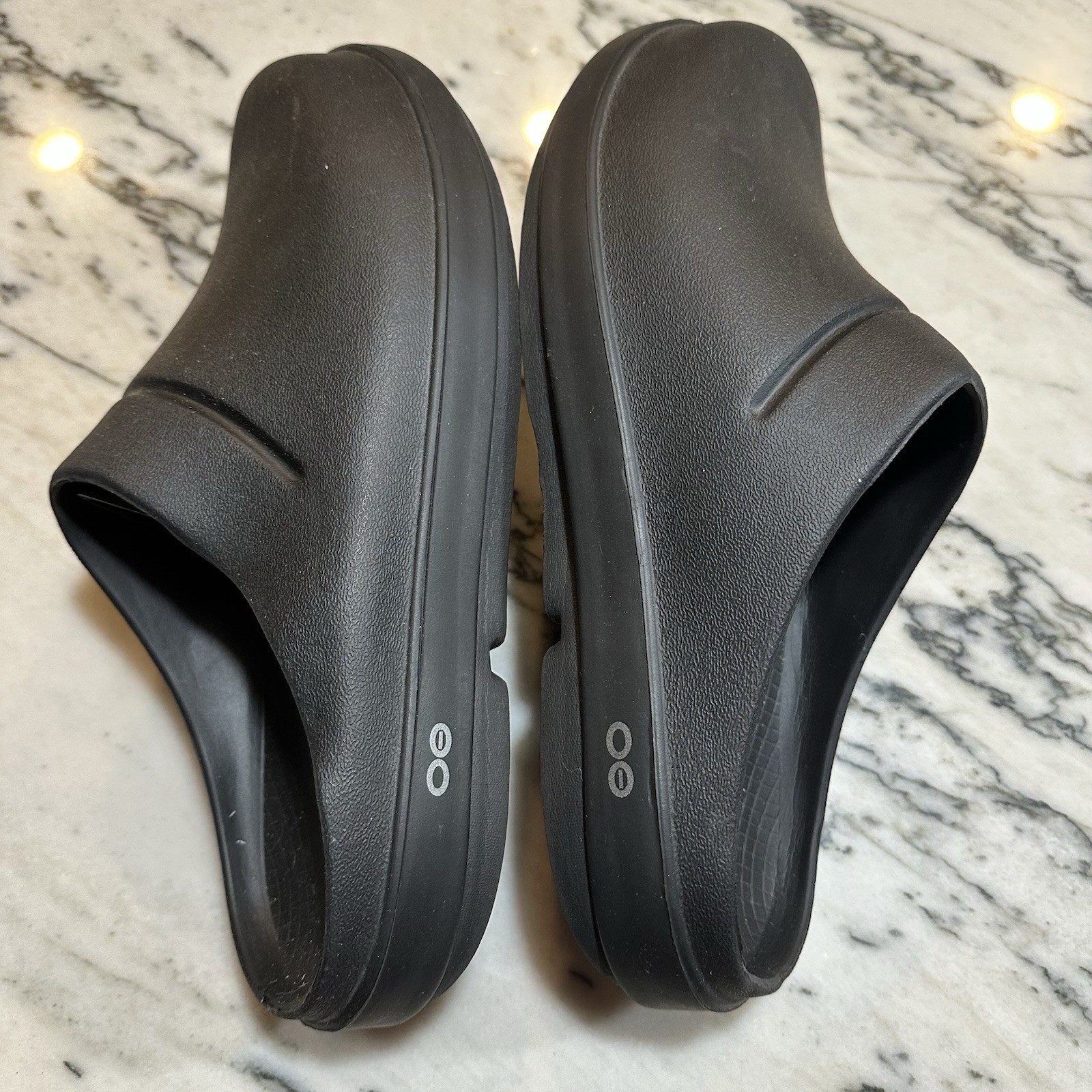 OOFOS BLACK UNISEX Slip On CLOGS SHOES Men Sz11 W… - image 7