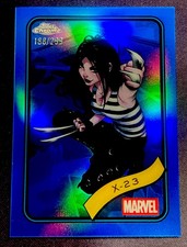 2025 Topps Chrome Marvel #122 X-23 BLUE REFRACTOR #d 188/299