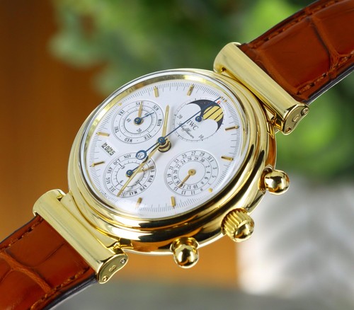IWC Da Vinci Perpetual Calendar Chronograph 18K Gold IW375003