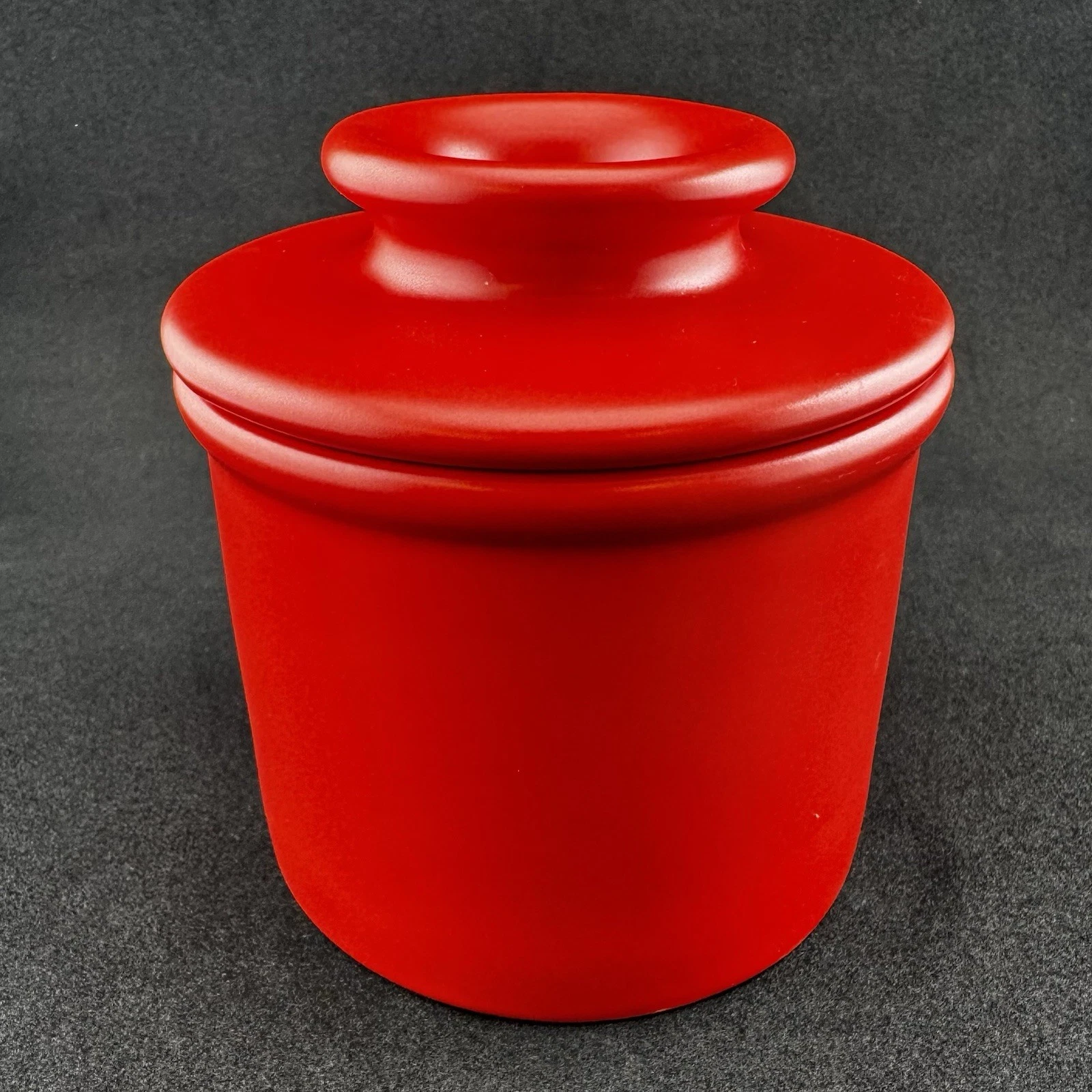 Red Butter Bell Crock Farmhouse Kitchen /French Country Kitchen