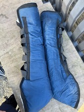 Cob Size Travel Boots Set of 2 Blue (hind Legs)