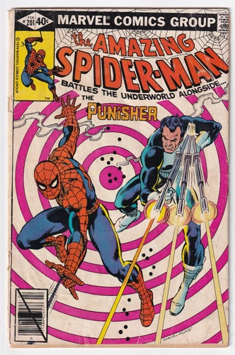 Amazing Spiderman #201 - Marvel Comics 1980 - Punisher
