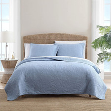 Tommy Bahama - King Quilt, Reversible Cotton Bedding, Pre-Washed for Added Softn