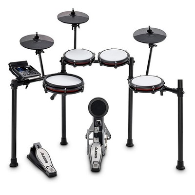 Alesis Nitro Max 8Piece Electronic Drum Set With Bluetooth and BFD Sounds Black