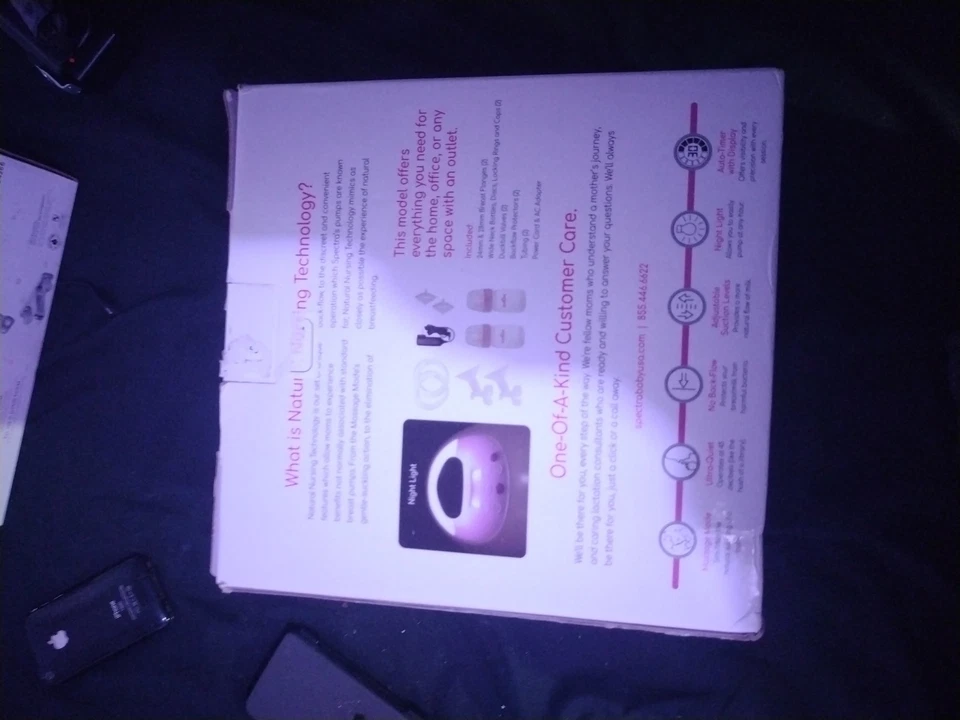 Spectra S2 Plus Double Electric Breast Pump - Pink - Image 4 of 4