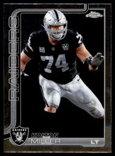 2025 Topps Chrome #183 Kolton Miller Base Las Vegas Raiders