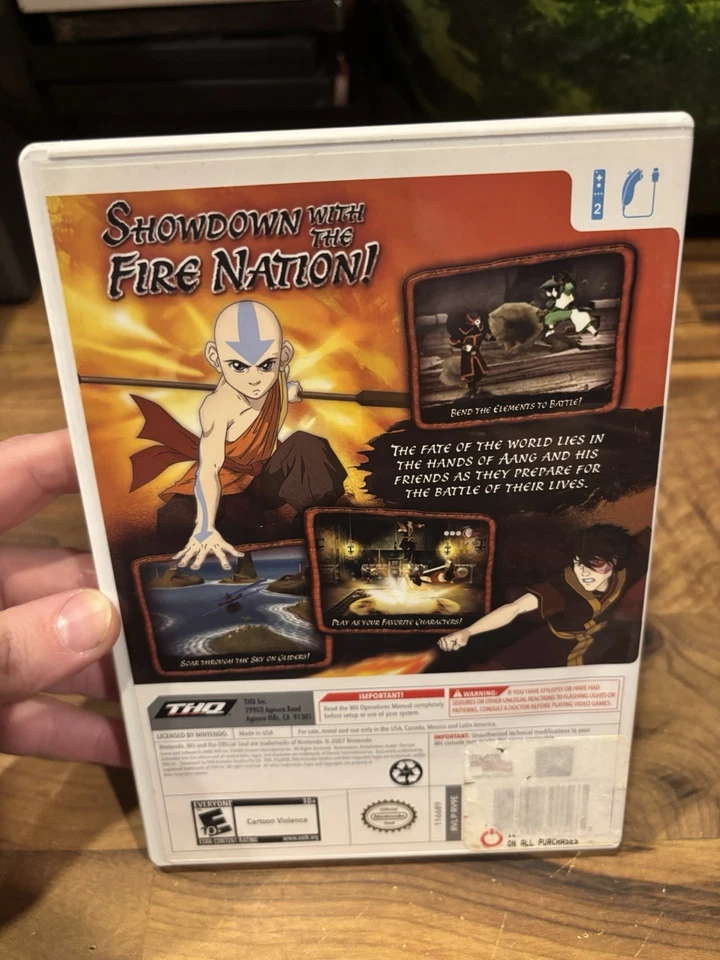 Avatar The Last Airbender Into the Inferno Nintendo Wii Completo En Caja Original Foto 2 de 3