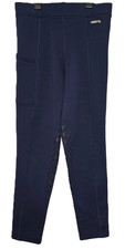 Kerrits Kids Power Stretch Pants L 10 12 Knee Grips Pocket Fleece Lined Tights