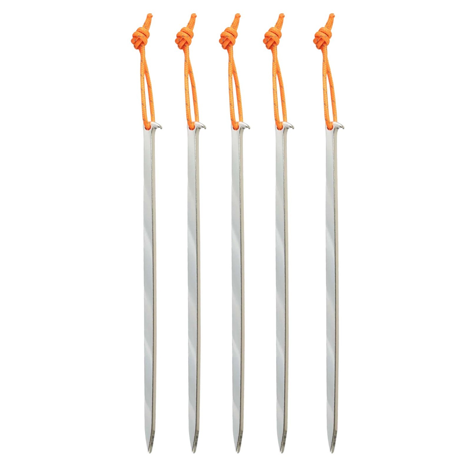 Highlander Dart Aluminium Tent Pegs 16cm/6"" Pack of 5 Camping Outdoor Stakes