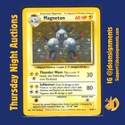 1999 POKEMON BASE SET UNLIMITED #9 MAGNETON - HOLO