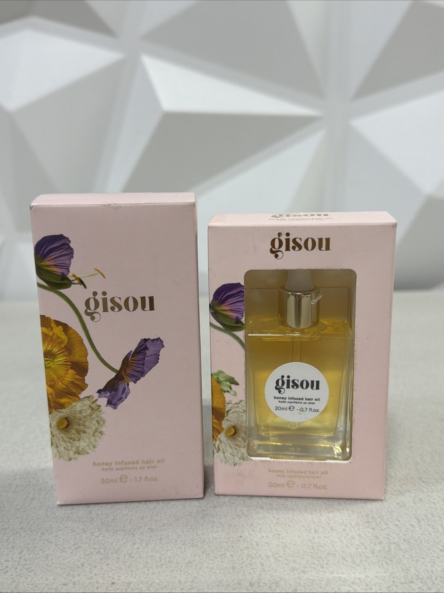 Gisou Honey Infused Hair Oil Set Of 2 - 50ml /20ml | eBay
