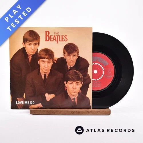 The Beatles - Love Me Do - Mono Reissue 7" Vinyl Record - VG/EX