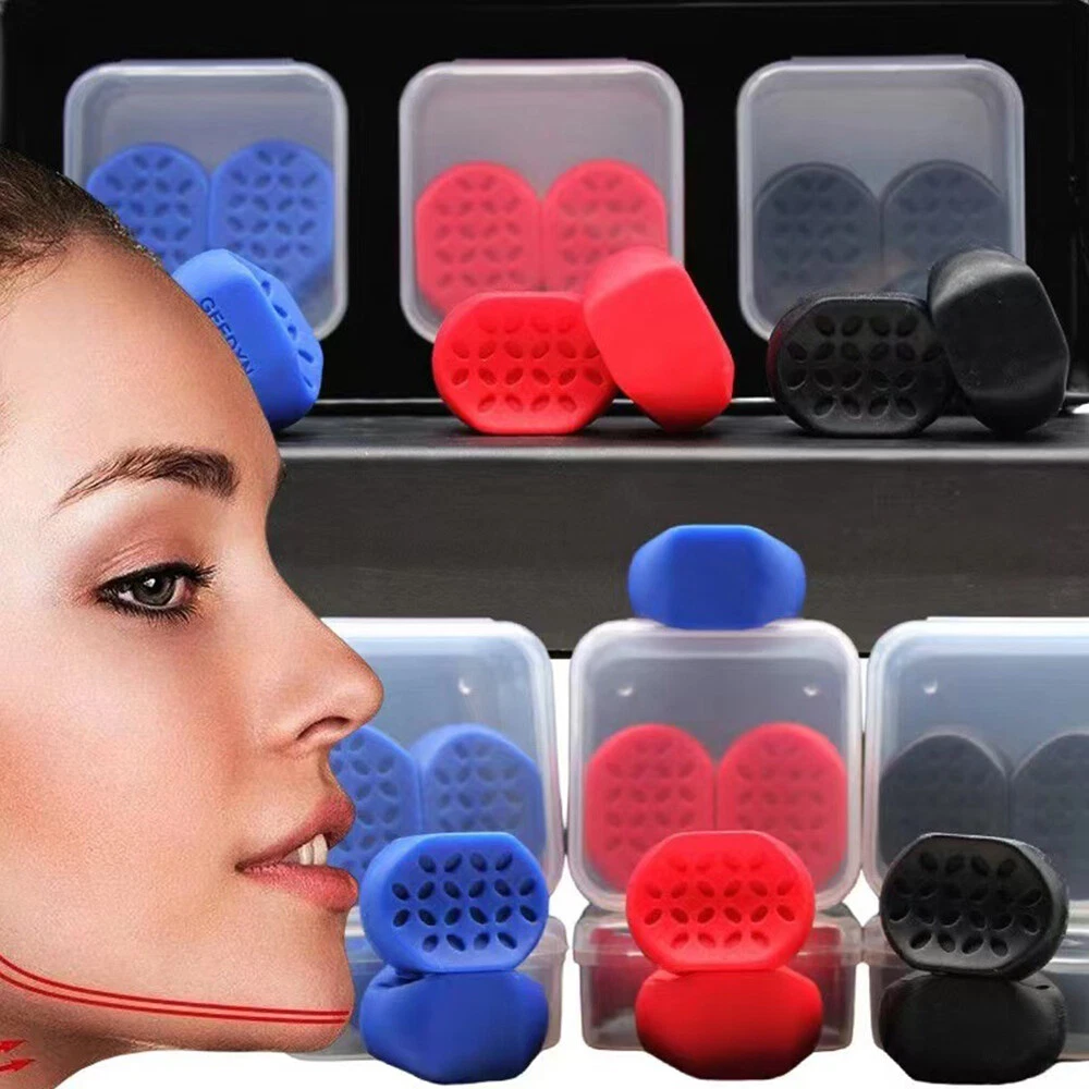 Jawline Exerciser Face Facial Muscle Jaw Trainer Chew Beauty Fitness Ball  Neck