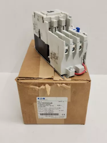 NEW IN BOX! EATON CUTLER HAMMER 27A SIZE 1 3-POLE STARTER AN16DN0AB