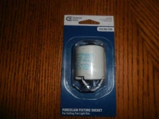 MEDIUM BASE PORCELAIN FIXTURE SOCKET FOR CELING FAN OR OTHER FIXTURE  LOT OF 2