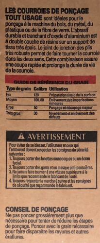 Norton All Purpose Sanding Belts 3”x21” 100 Grit 10 Pack Sandpaper USA Made NEW - Picture 4 of 4