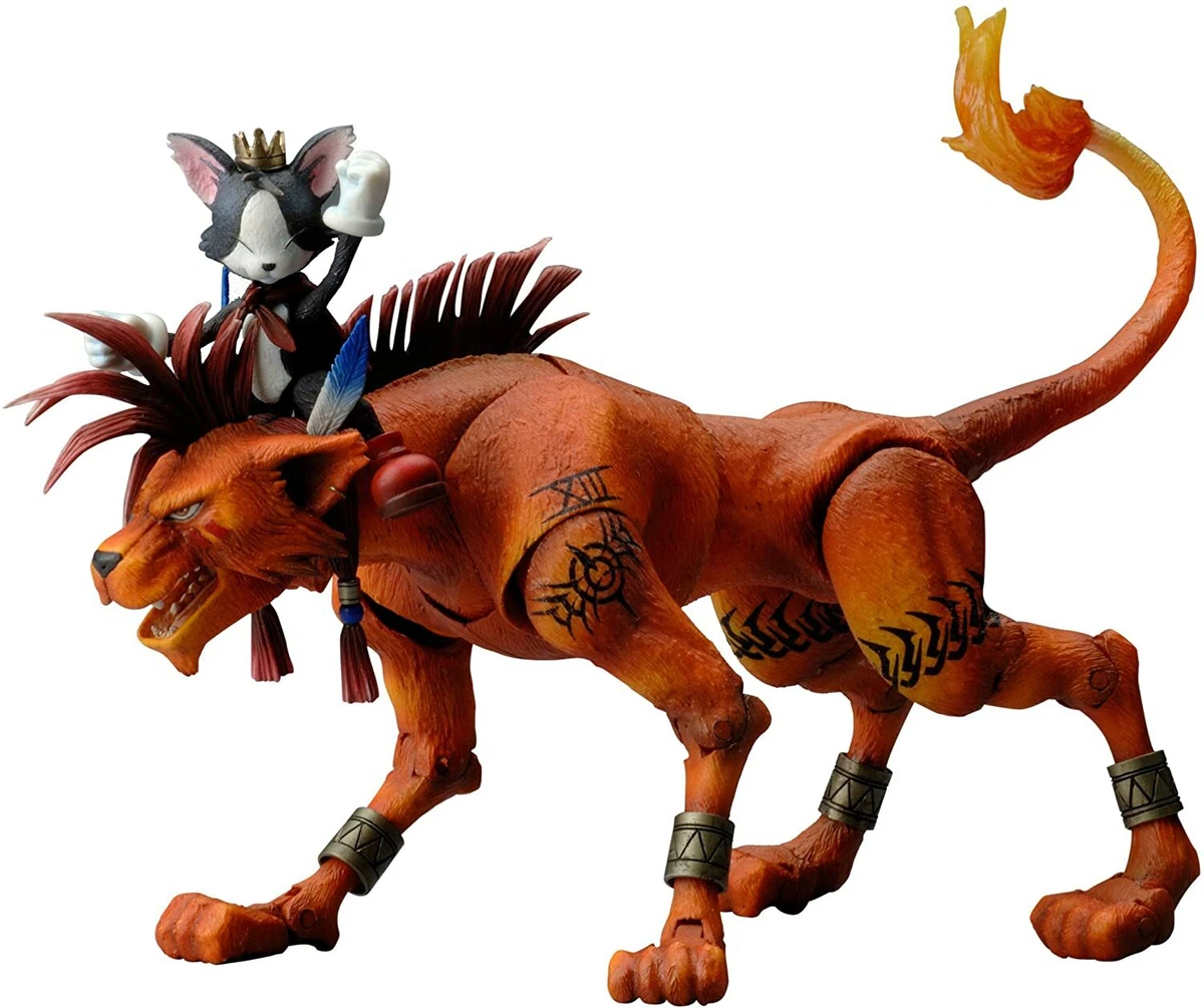Square Enix Final Fantasy VII Play Arts Red XIII & Cait Sith | eBay