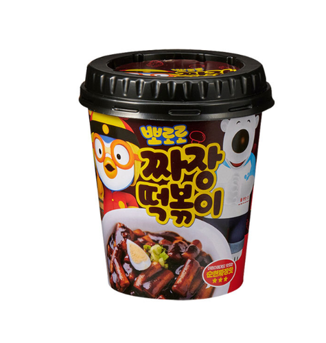Tteokbokki Pororo Cup Rice Cake Jjajang 110 g x 2p Pororo stickers Pororo sticke - Picture 8 of 9