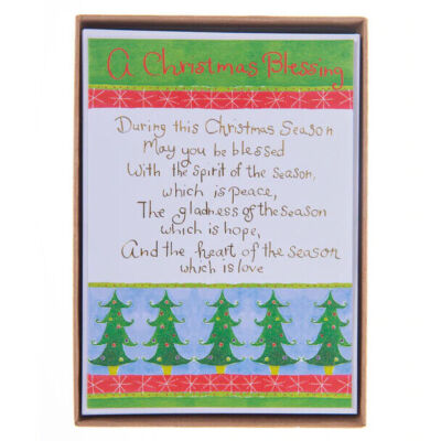 Graphique Christmas Blessing Large Classic Holiday Boxed Card 15ct w