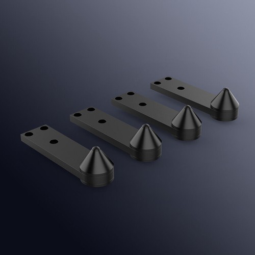 4PCS 39mm Aluminium Speaker Spike Shockproof Isolation Stand Feet Nail Non-Slip - Afbeelding 5 van 13