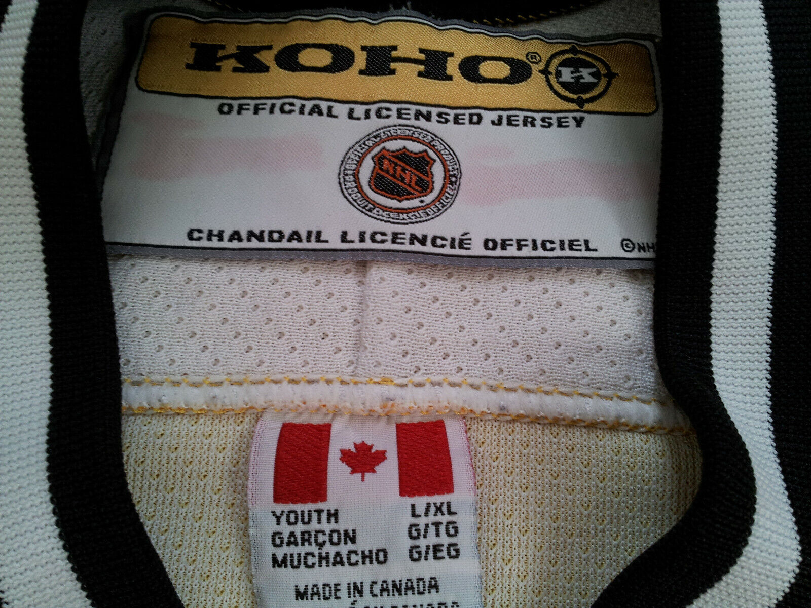 Vintage Boston Bruins Pooh Bear Koho Hockey Jersey, Size Small