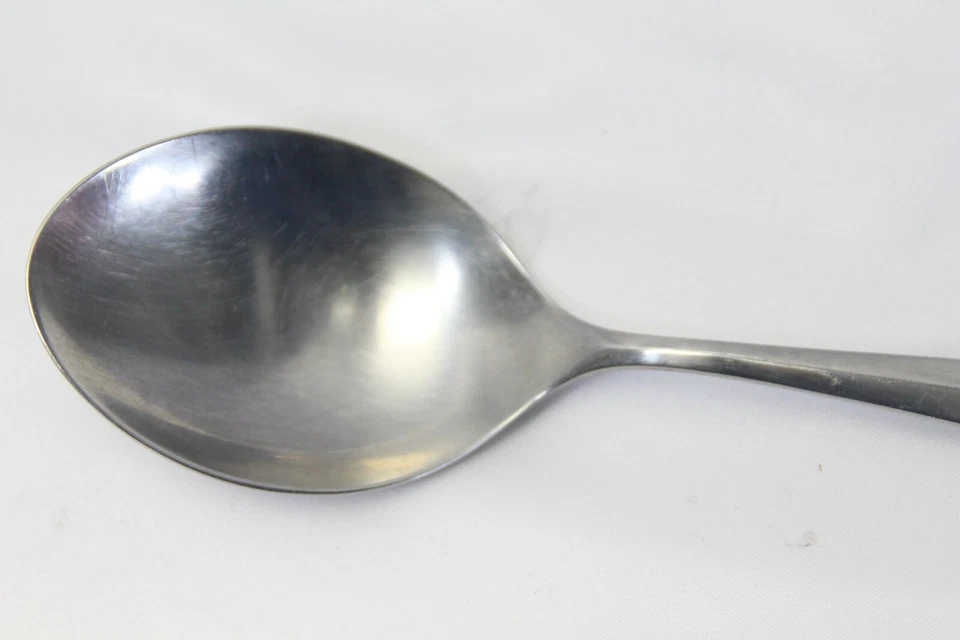 WMF Stuttgart Cromargan Serving Table Spoons 7-3/4" Stainless Lot of 7 - Image 4 of 4