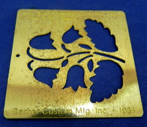 Stencil and Embossing Template - Barker ref:HF-8 - Picture 2 of 6