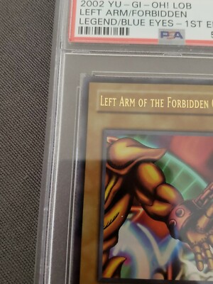 KONAMI - 遊戯王　初版　LEFT ARM OF THE FORBIDDEN ONE Left Arm of the Forbidden One Lob-123 - 1st Edition Yugioh
