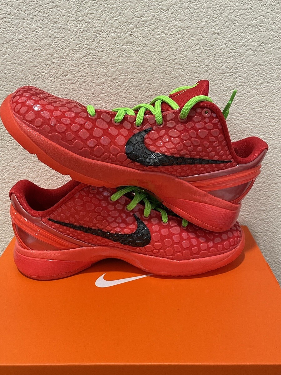 New Nike Kobe 6 Protro GS Reverse Grinch Size 4.5 Y FV4921-600 | eBay