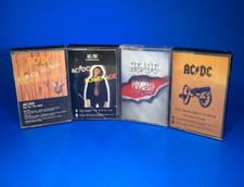 Vintage AC/DC Cassettes Powerage Fly on the Wall For Those About to Rock Razor's